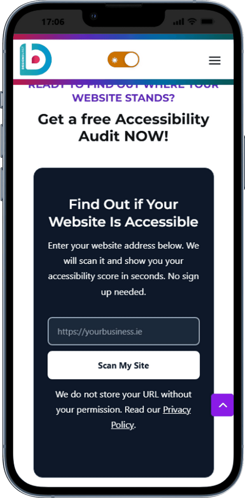 Accessibility Scan Free Online tool for EAA compliance Accessibility Scan Free Online tool for EAA compliance