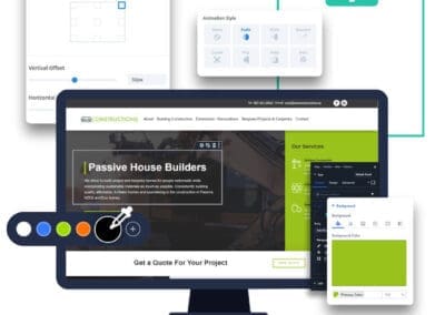 Design Construction Mockup RMS Constructions website ()